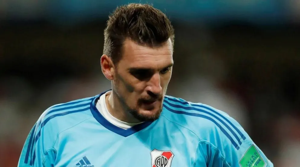 Franco Armani se desgarró y se perderá dos partidos clave de la Copa Libertadores