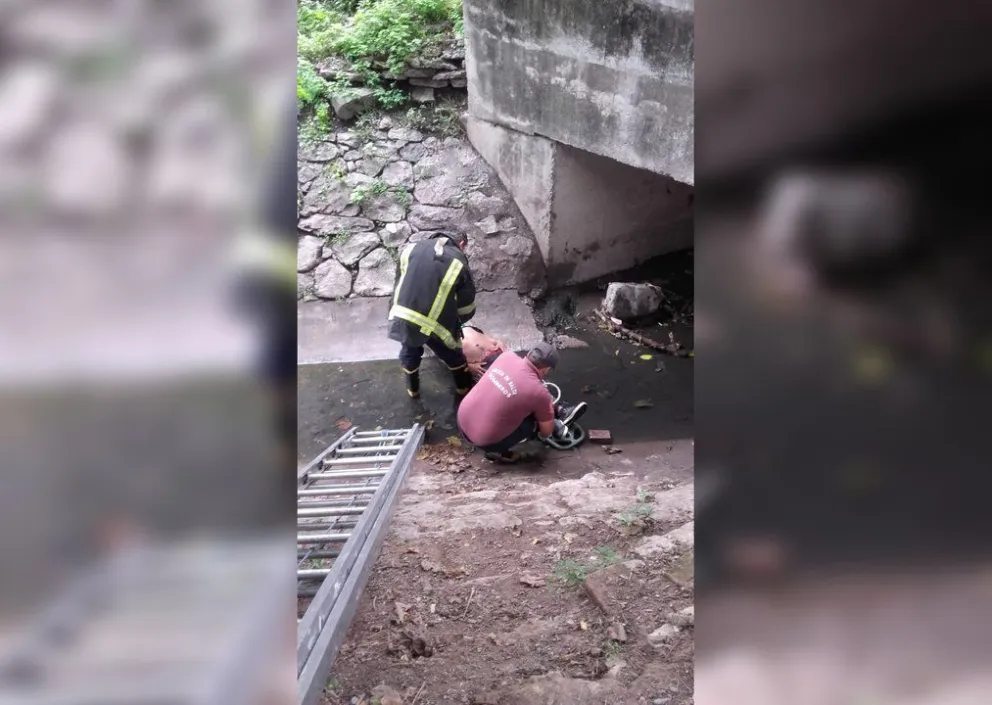 Los bomberos de la provincia protagonizaron un rescate