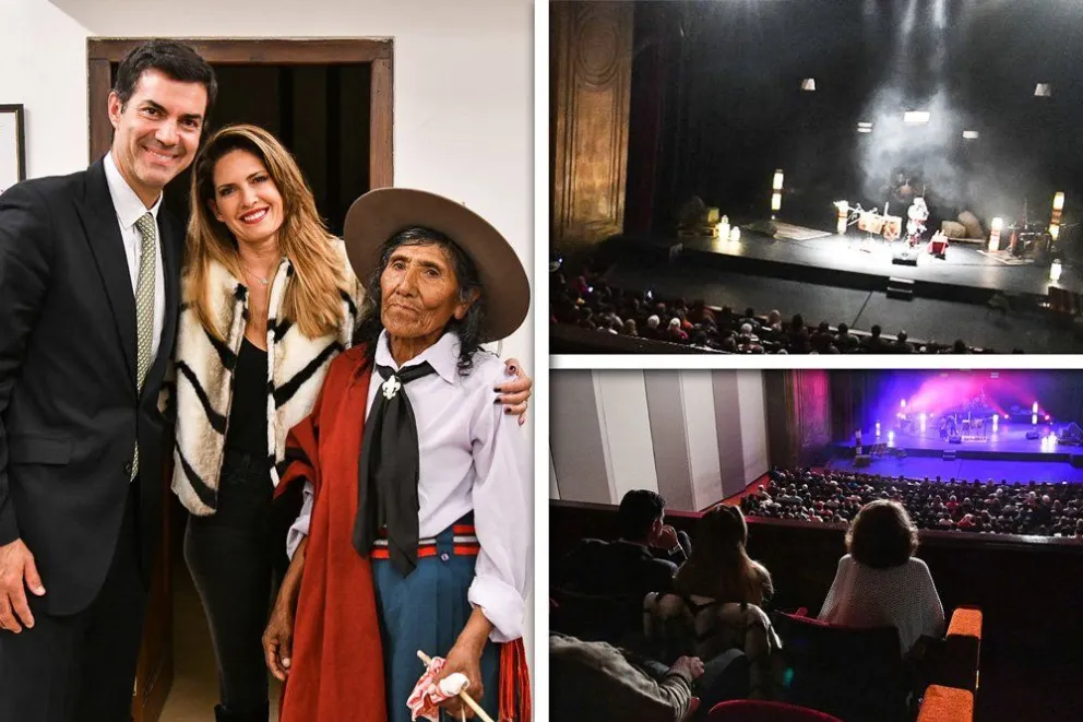 Urtubey acompañó a Eulogia Tapia: presentó su primer trabajo discográfico