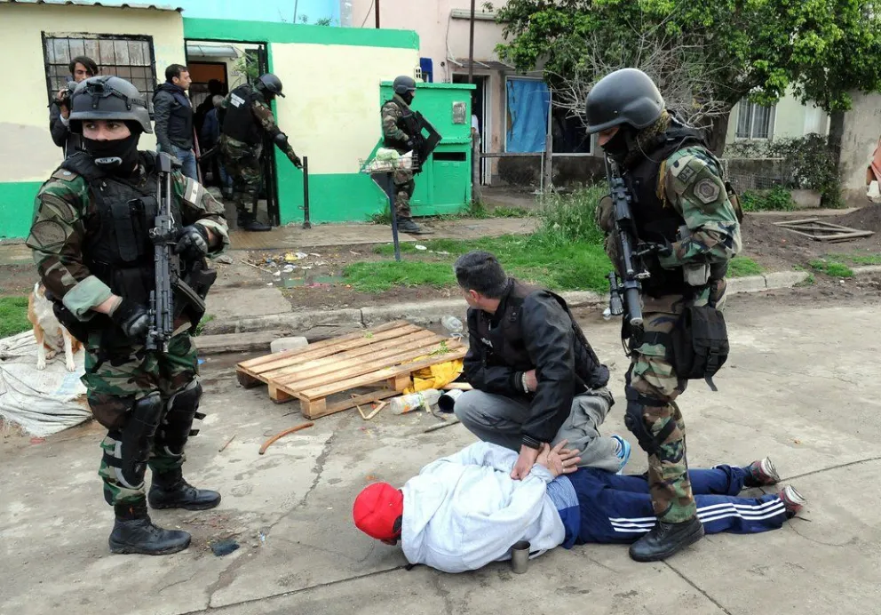 Capturaron a una banda narco en un impresionante operativo