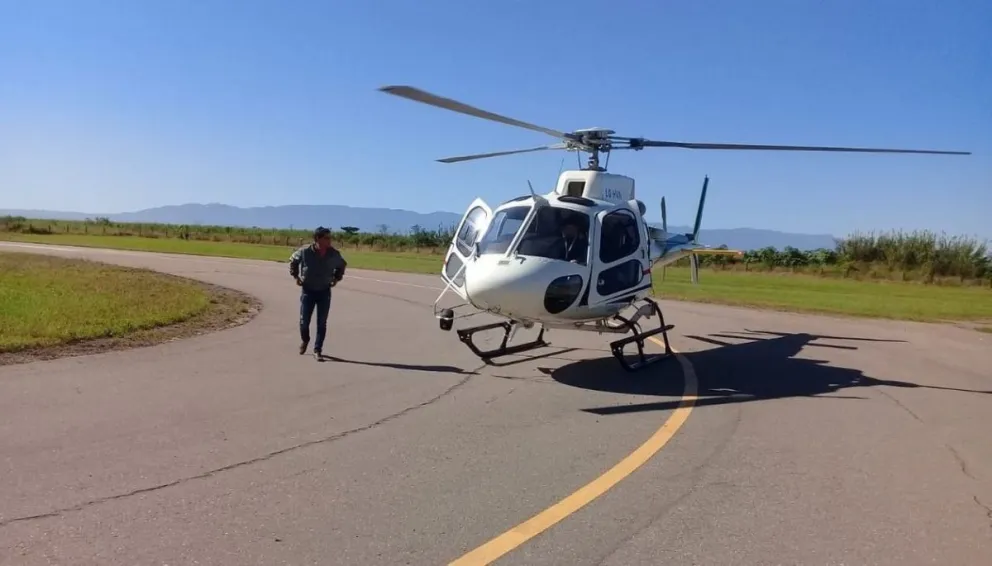 Tremendo accidente en Cafayate: tuvieron que rescatarlo en el helicóptero sanitario