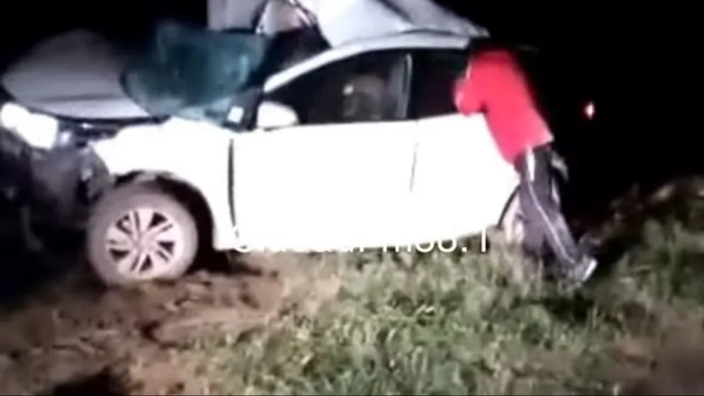 Se difundió un impresionante video instantes después de un trágico accidente en Salta