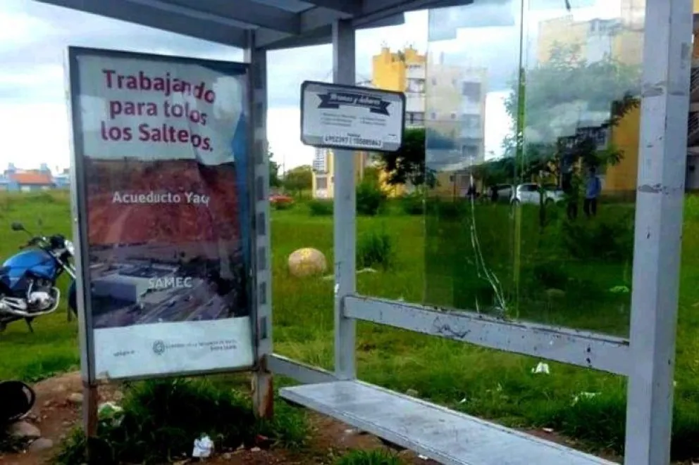 El vandalismo no para: atacan otro parador de Saeta