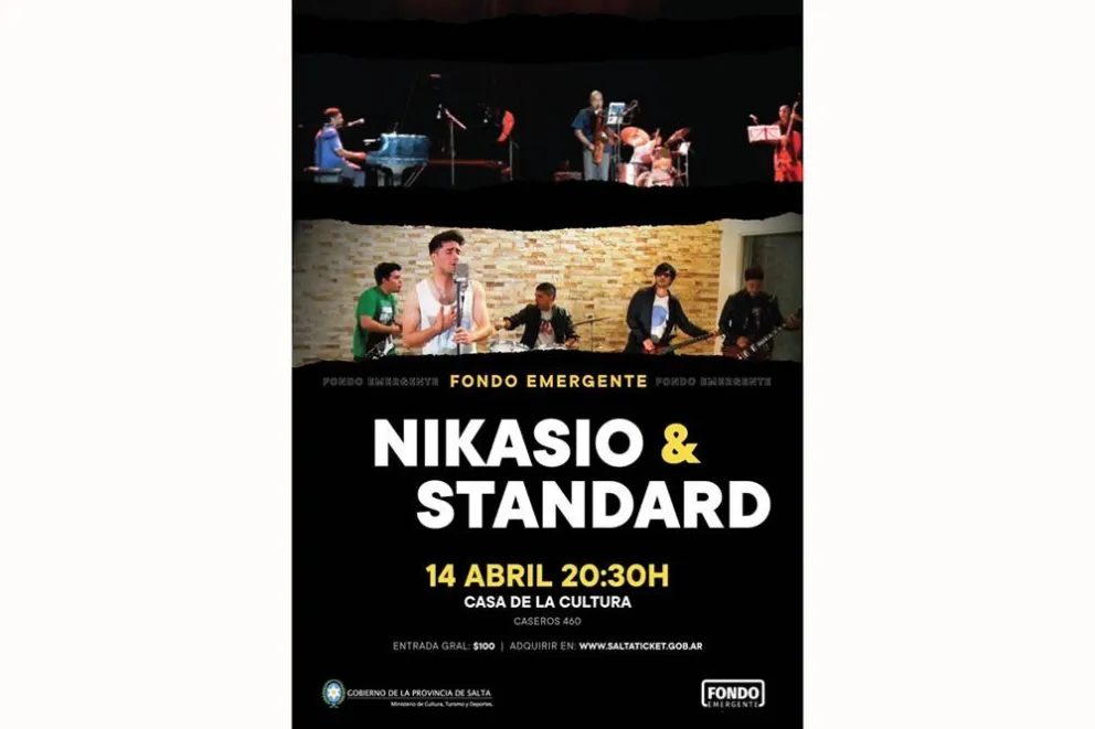 Nikasio y Standard: jazz y rock alternativo en el Fondo Emergente