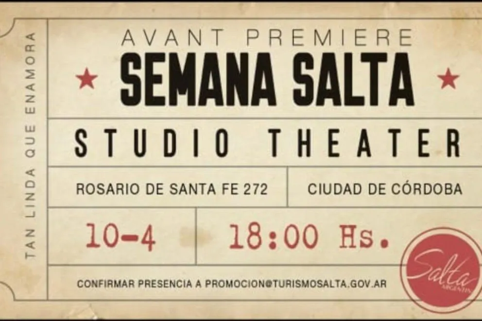 Salta promocionará en Córdoba su oferta turística para Semana Santa