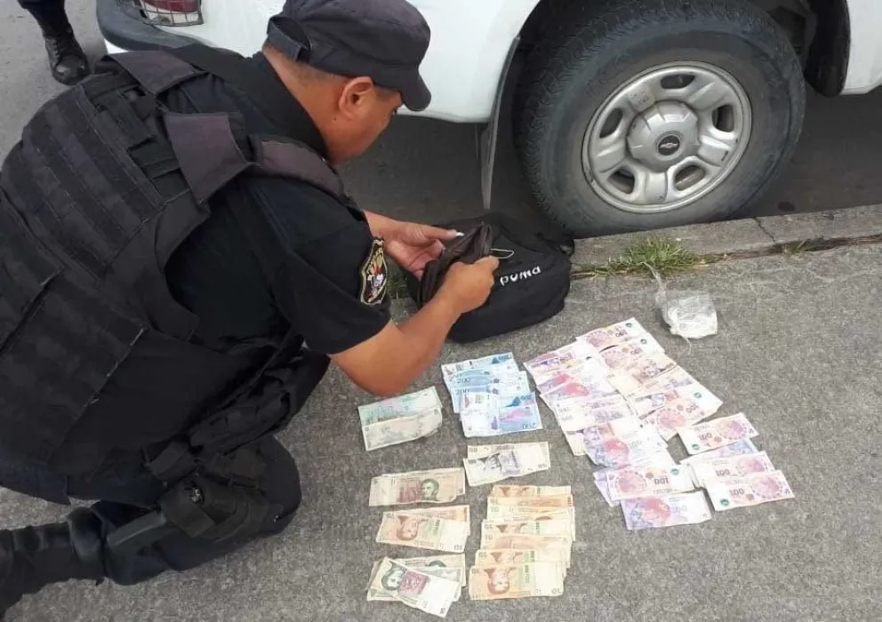 Salta: gracias a las cámaras de seguridad detuvieron a dos hombres con droga. ¿Con cuánta los pescaron?