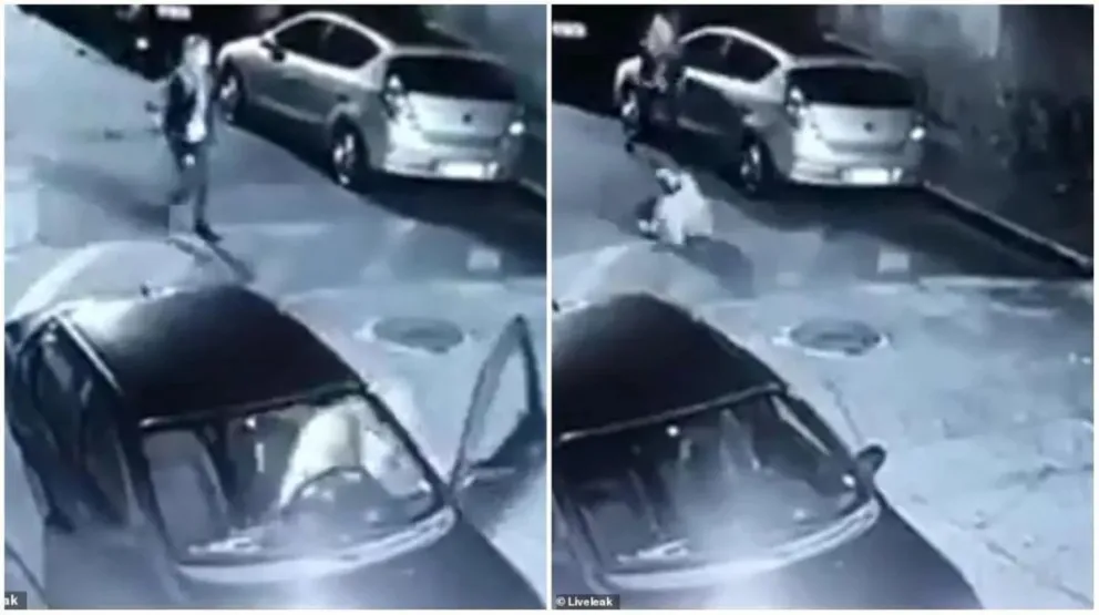VIDEO: Mujer policía fusiló a sujeto que la abordó de manera sorpresiva en la calle