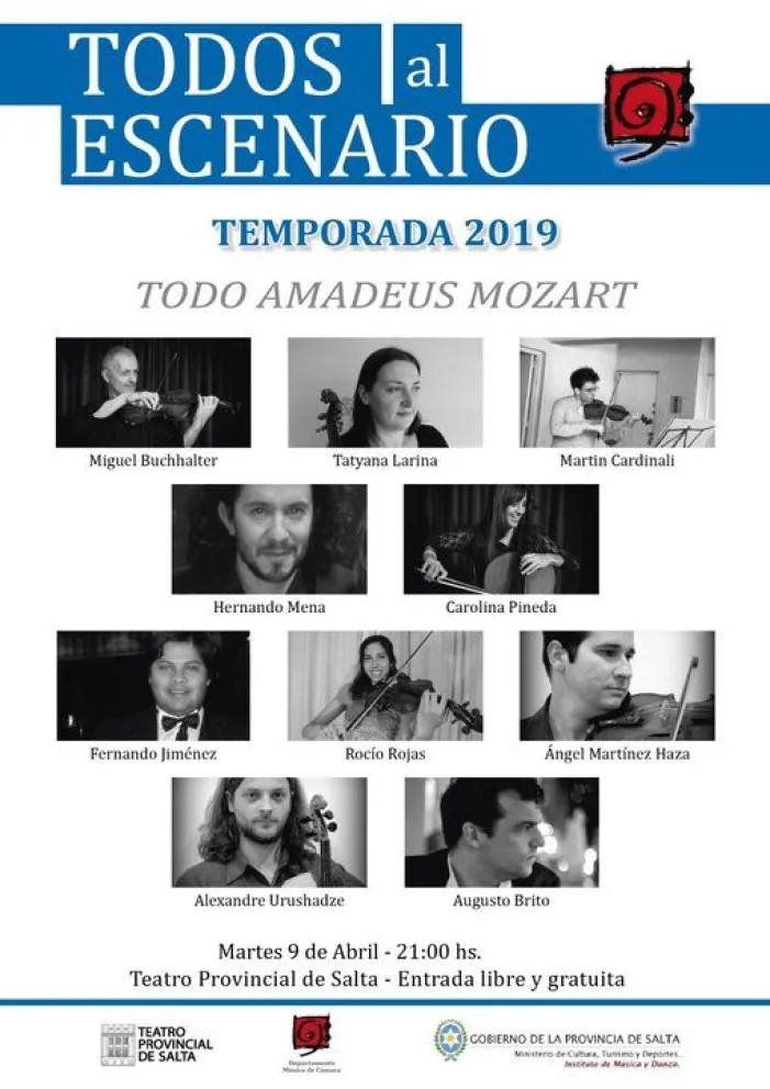 Ciclo Todos al Escenario: "Todo Mozart" en música de Cámara