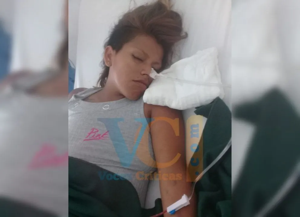 Salteña brutalmente golpeada en confuso episodio permanece en el hospital. Conocé la cara del agresor