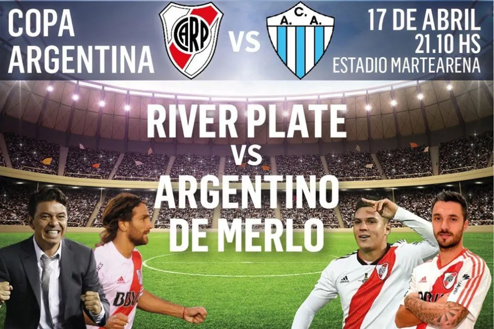 Copa Argentina: modificaciones en la venta de entradas para River – Argentinos de Merlo