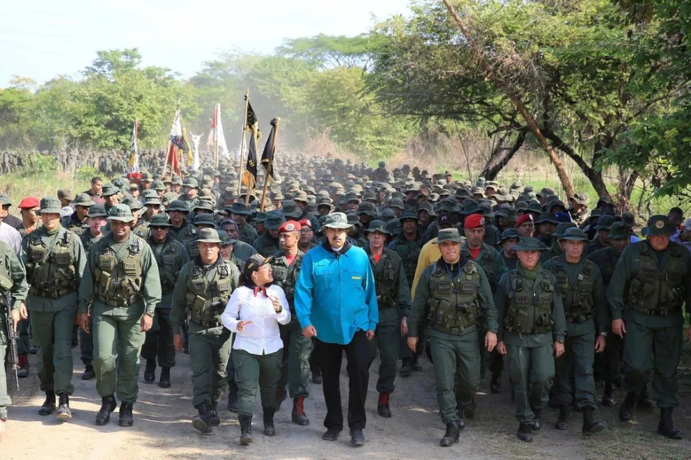 Maduro pidió a los militares estar preparados ante un eventual ataque de EE.UU