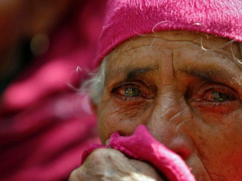 Tragedia: viejitos asustados y una abuela muerta