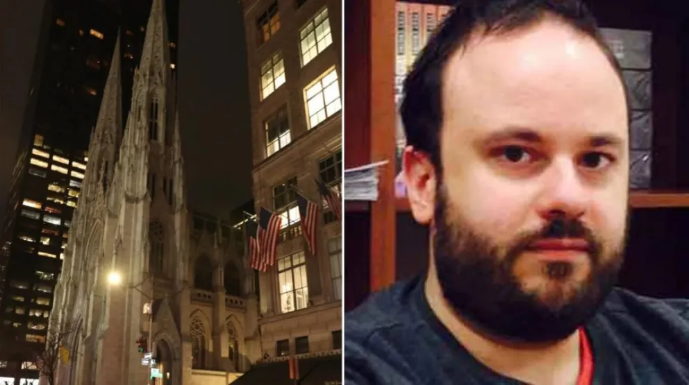 Un hombre fue detenido con bidones de nafta en la catedral de Nueva York