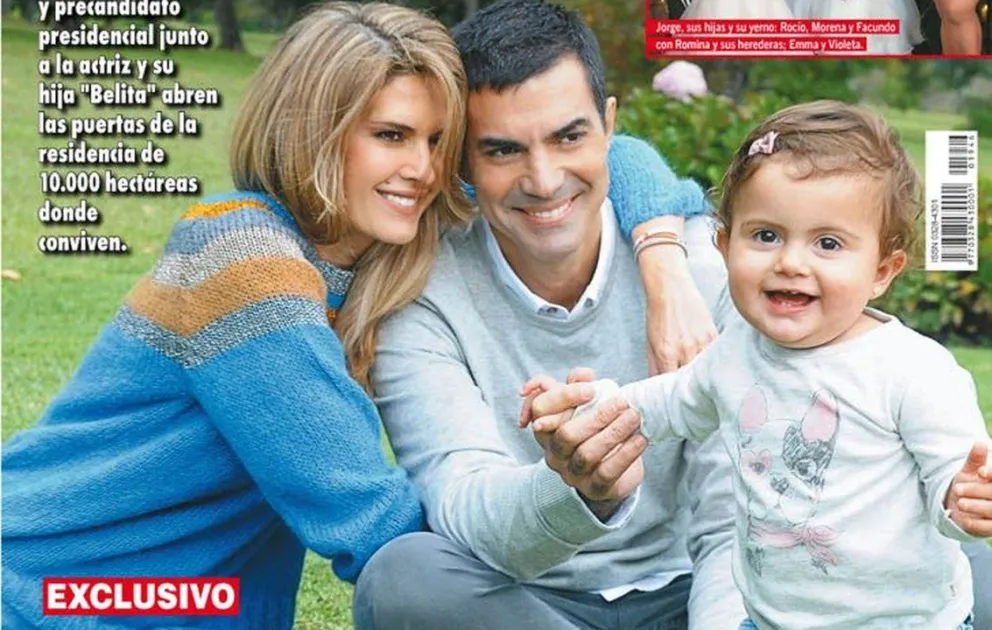 Tapa de la Revista Caras: Juan Manuel Urtubey, Isabel Macedo y Belita