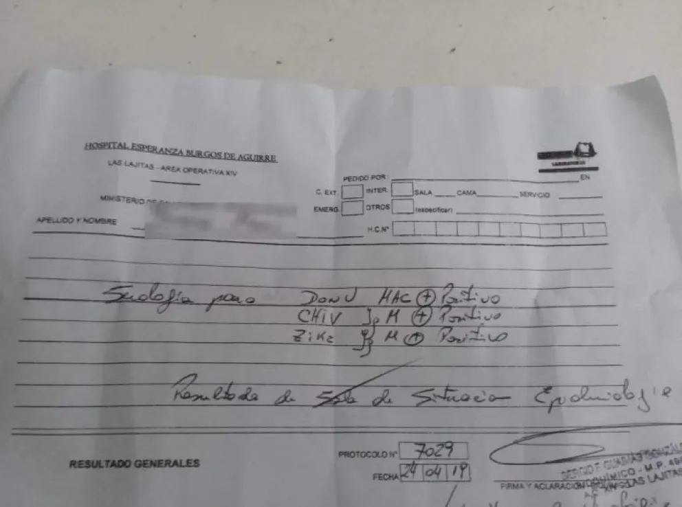 Alerta en el sur de Salta: enfermera contrajo el dengue, chikungunya y zika