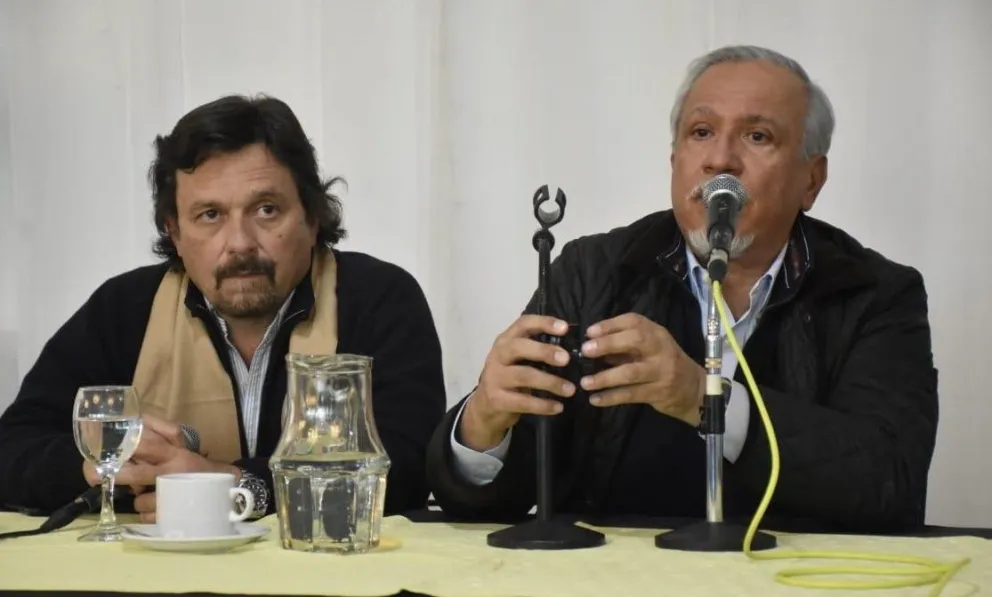 Gustavo Sáenz  y Juan Carlos Romero estuvieron juntos en Metán