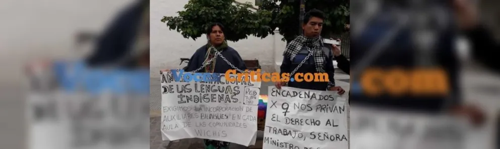 Joven de la comunidad wichi se descompensó en medio de una protesta