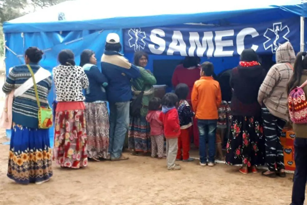 Importante operativo de salud en Santa Victoria Este