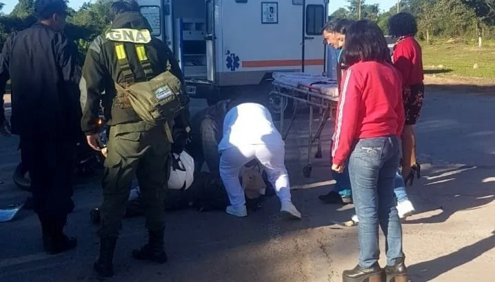 Estremecedor choque: murió un gendarme de manera trágica