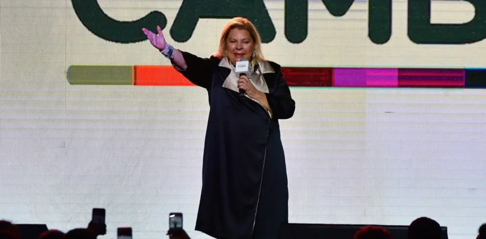 Elisa Carrió: "La única certeza que tengo es que la república democrática gana por más del 50%"