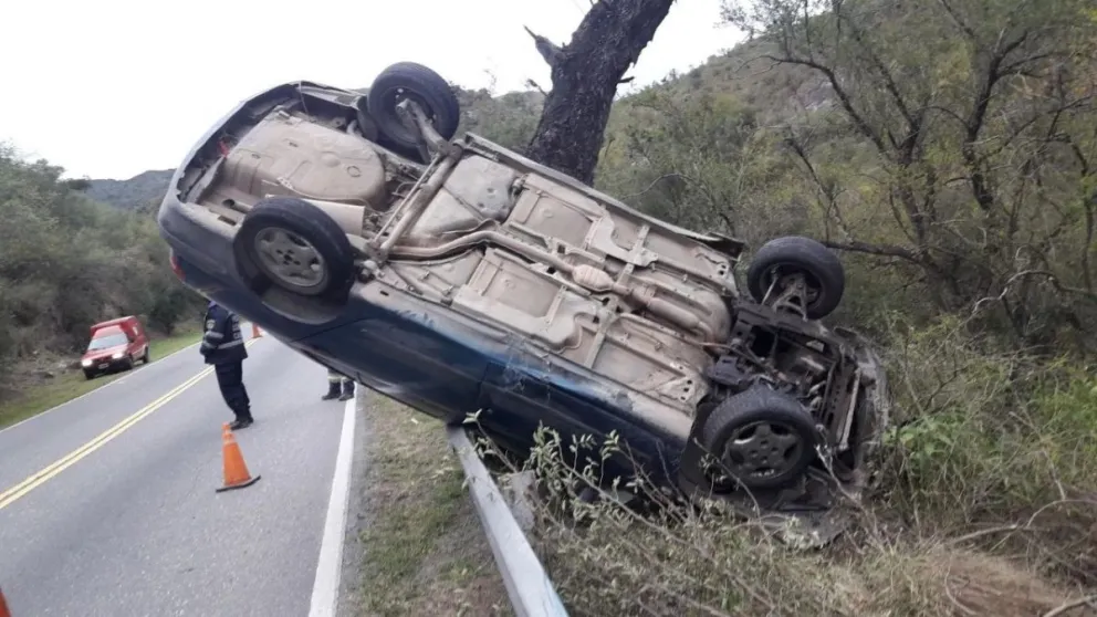 Terrible choque: se cruzó un zorro y terminó todo mal