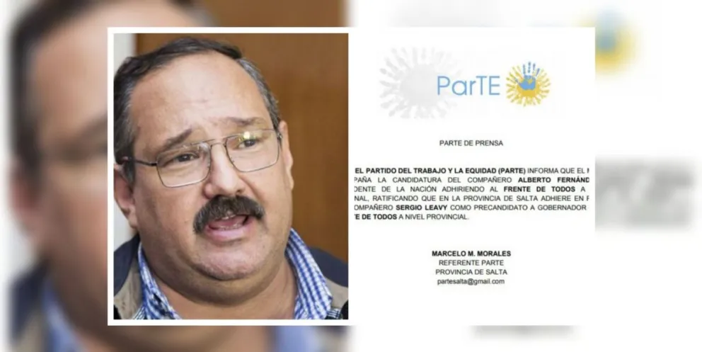 Confirmado: PARTE apoyará a Leavy