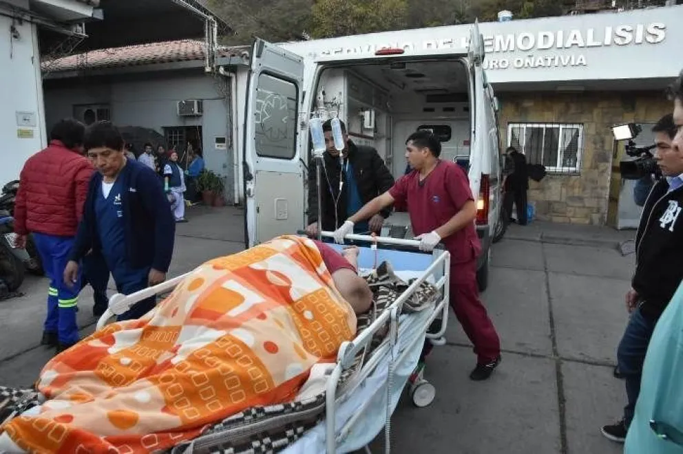 Trasladaron a una mujer de más de 200 kilos desde Cafayate