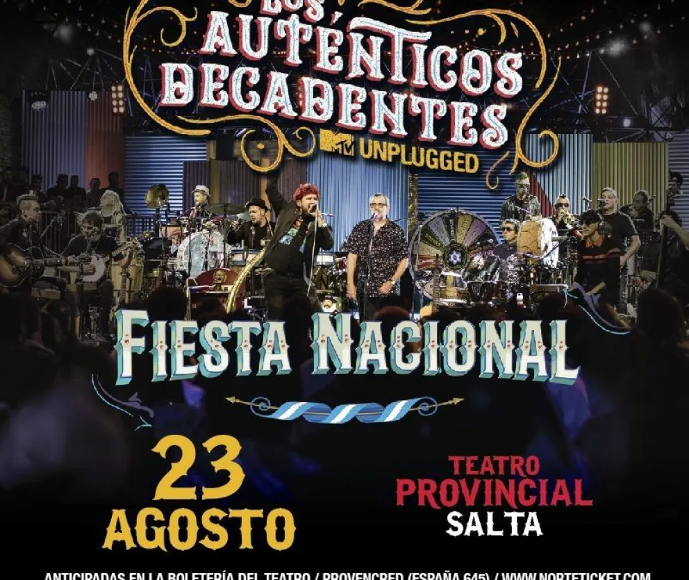 Los Auténticos Decadentes  en Salta