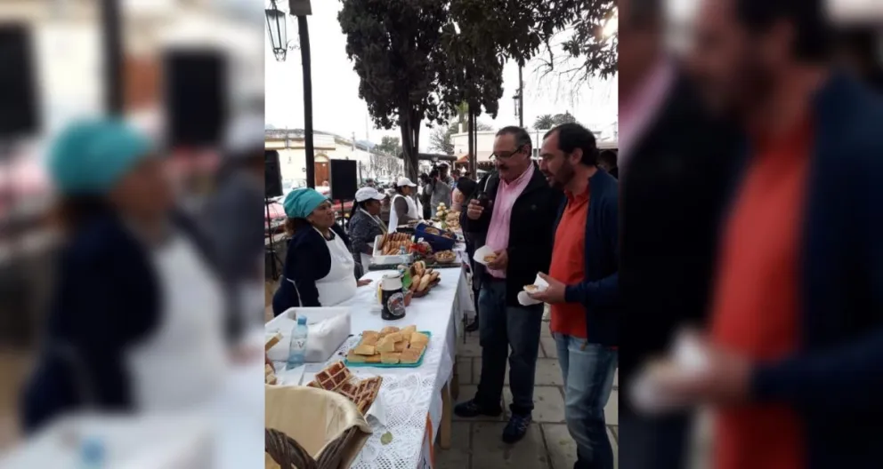 Sergio Leavy estuvo de visita por Chicoana, donde acompañó a las familias emprendedoras