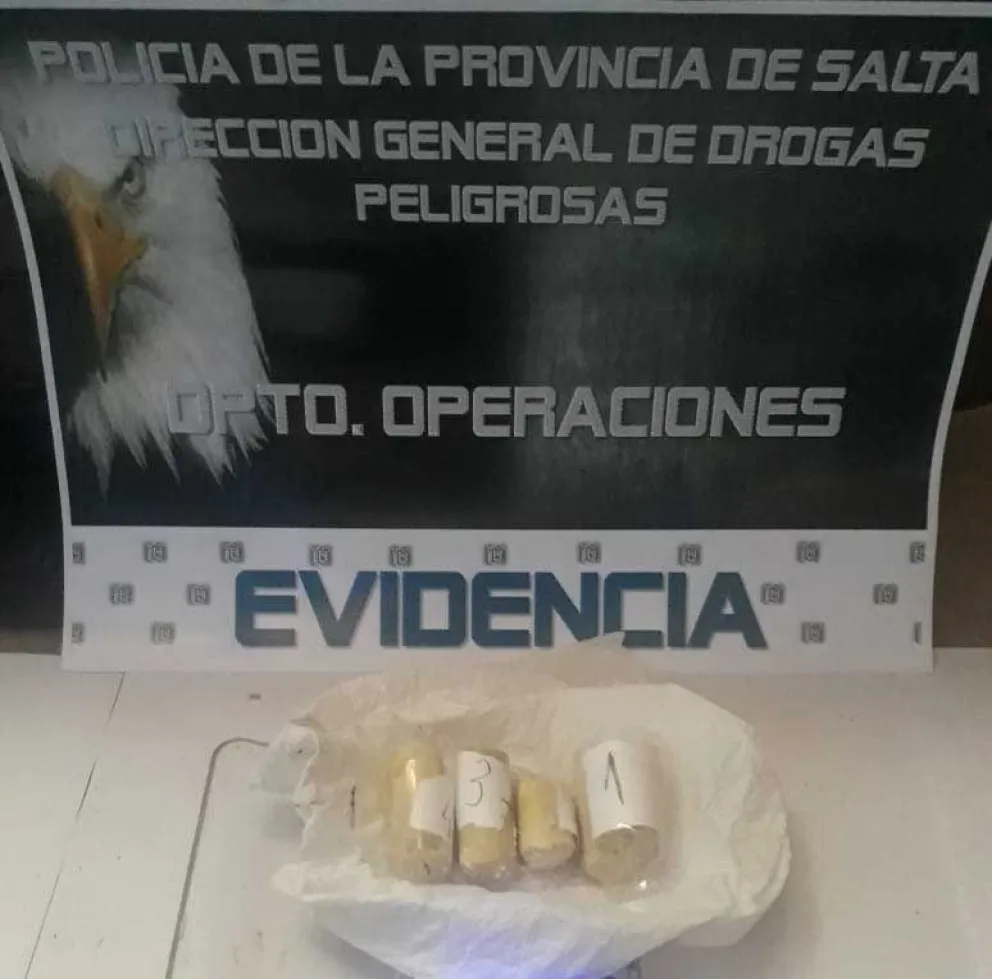 Salteño fue descubierto con drogas en su domicilio