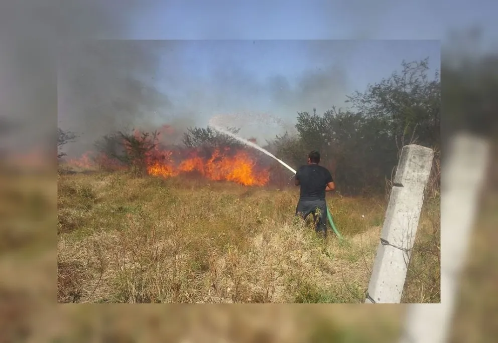 Tremendo: dos incendios en zona sur de Salta causaron pánico