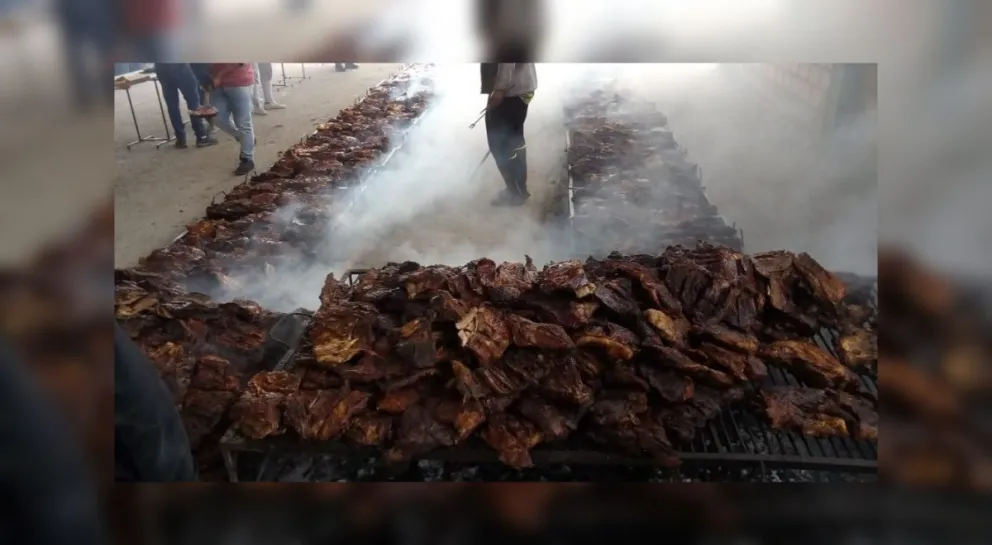 El chori pasó a la historia: hicieron un alto asado para recibir a Alberto Fernández