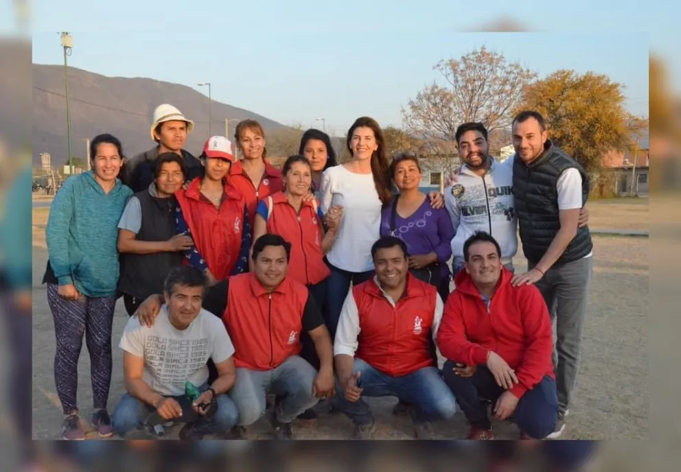 Darío Madile compartió con la gente una jornada llena de actividades