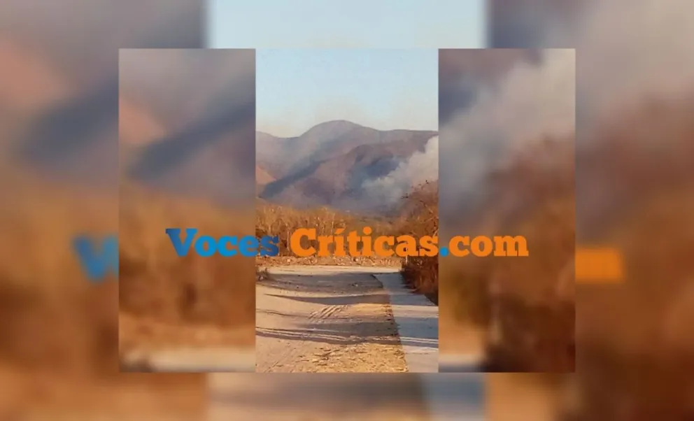 Urgente: se incendia el Cerro de La Caldera y no hay bomberos