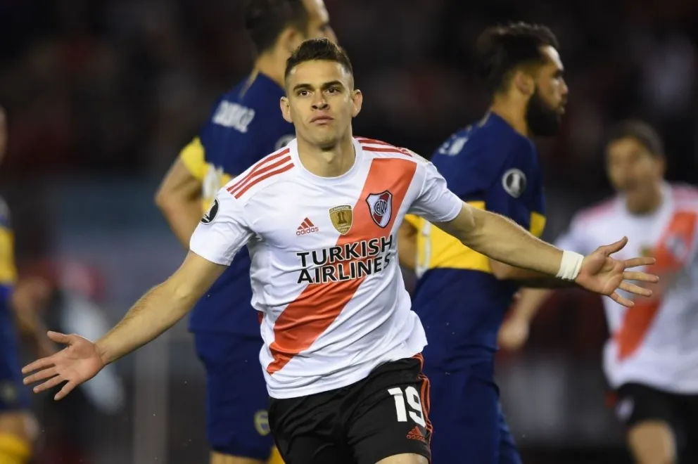 Contundente: River se impuso ante Boca por 2 – 0, y va con ventaja a La Bombonera