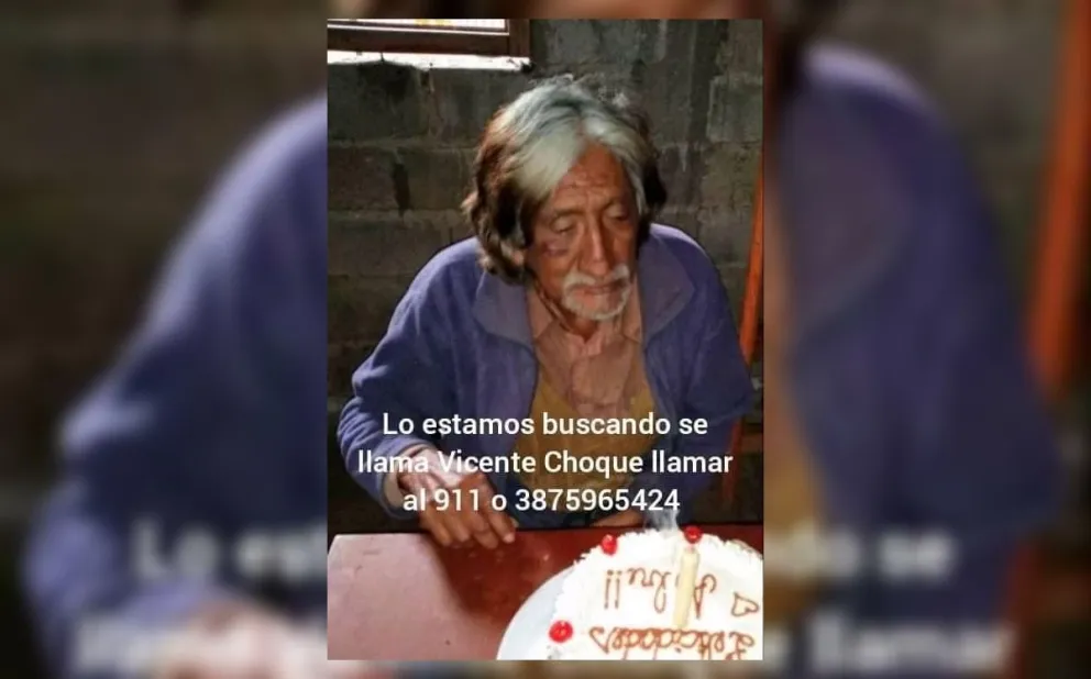 Atención salteños: siguen buscando a Vicente Choque