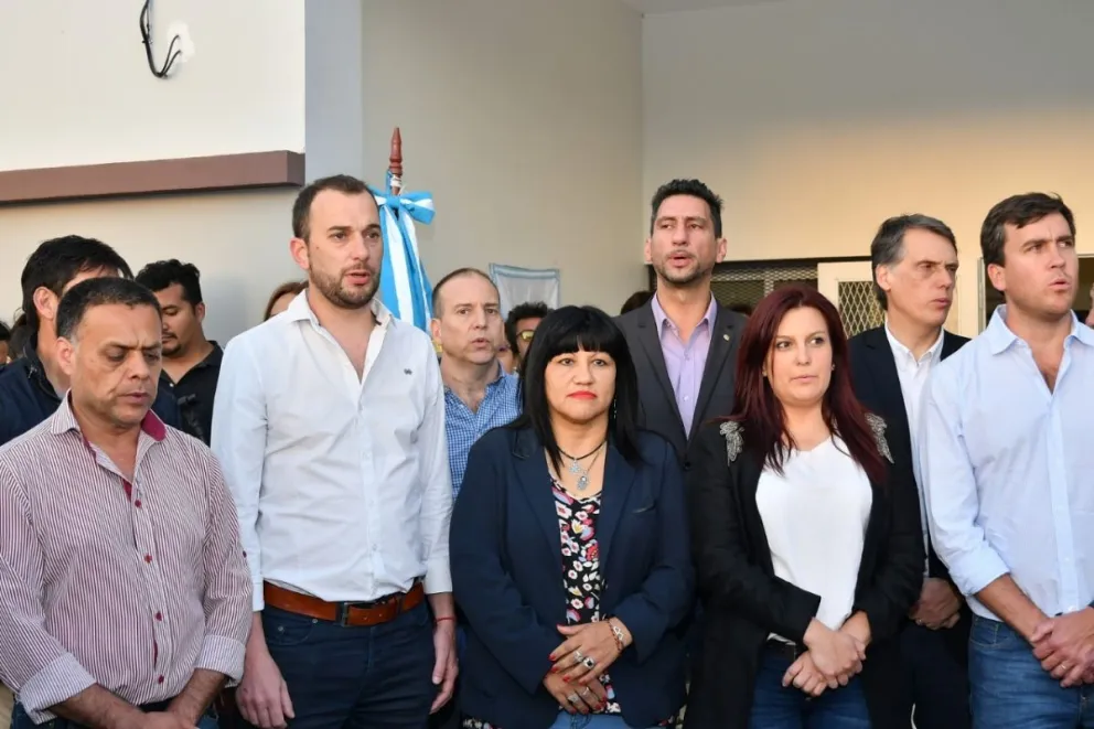 Raúl Córdoba participó de la inauguración de el NIDO del barrio Gauchito Gil. FOTOS