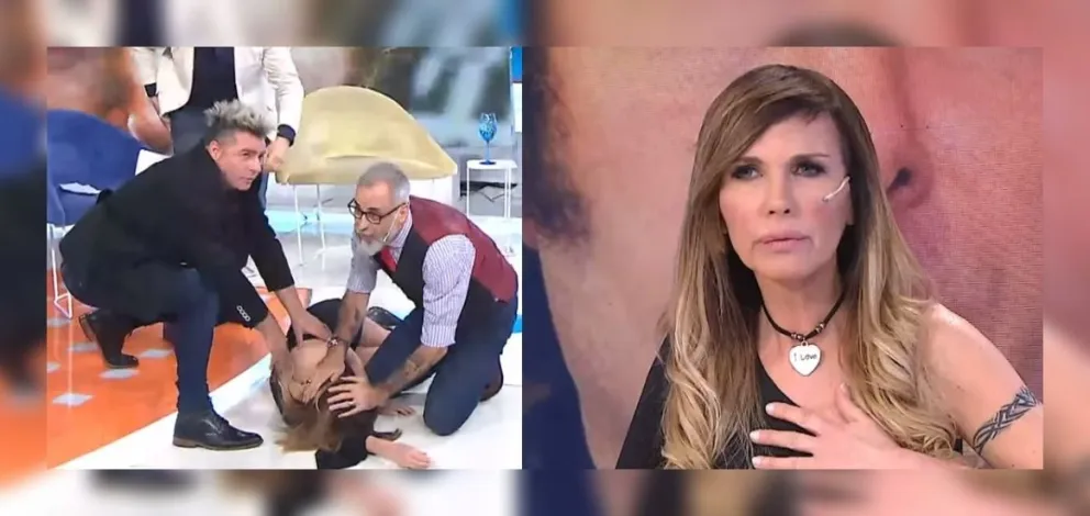 ¡Que susto! El impactante momento en que la cantante Daniela se desmaya en vivo