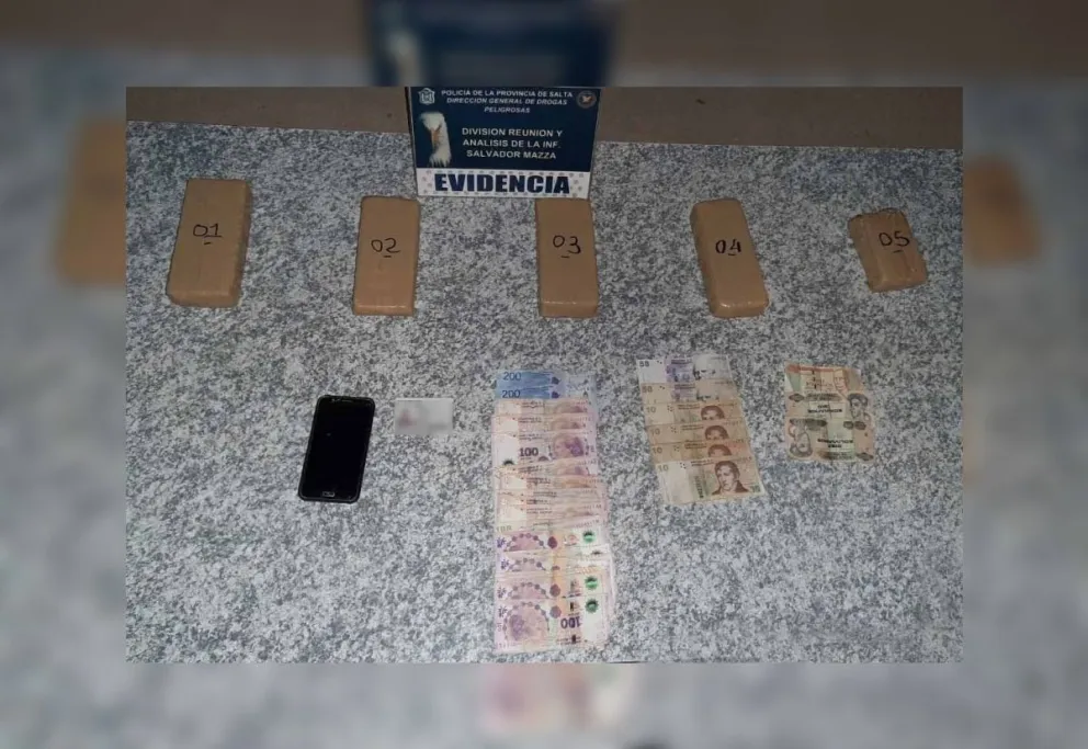 Abuso: salteño llevaba 10.000 dosis de marihuana