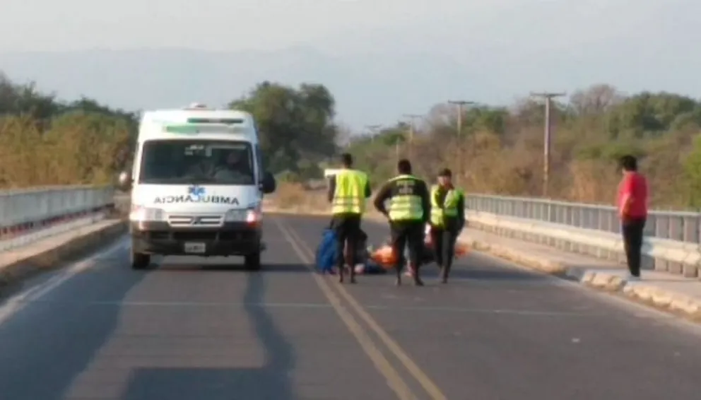 Accidente de moto