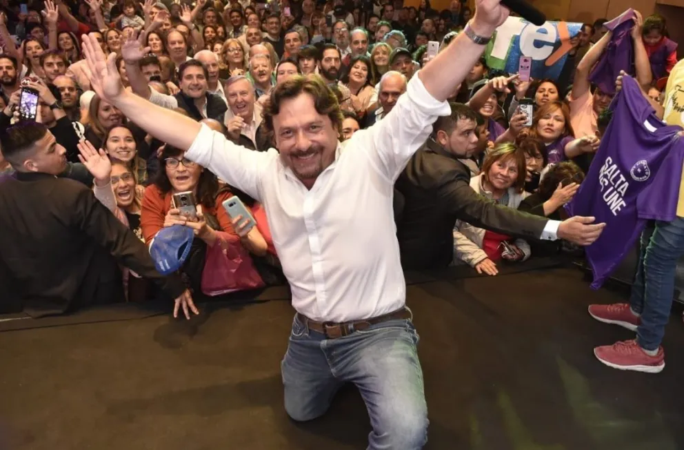 Gustavo Sáenz: "Vamos a trabajar para poner a Salta de pie"