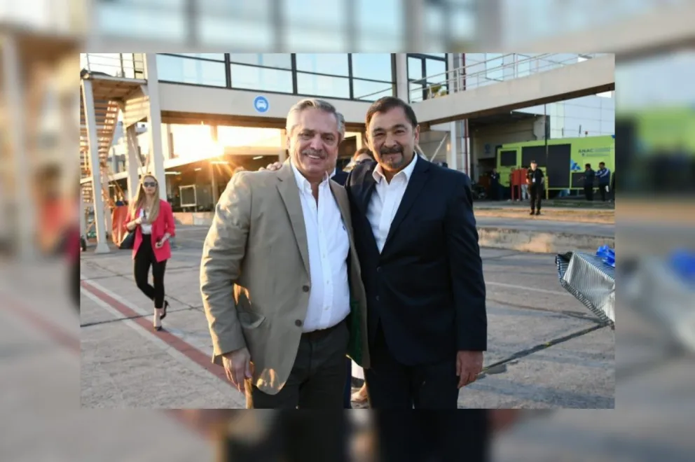 Miguel Isa recibió a Alberto Fernández