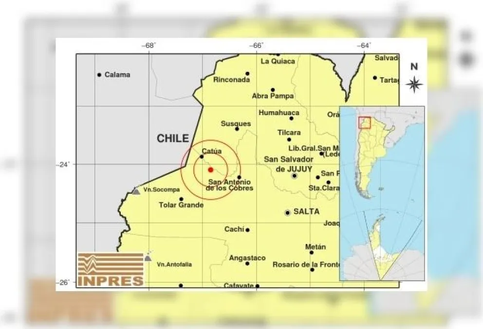 Fuerte temblor en Salta. ¿Sentiste algo?