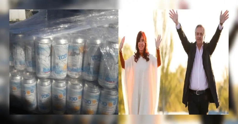¡Lo que faltaba! Aparecieron las cervezas del Frente de Todos