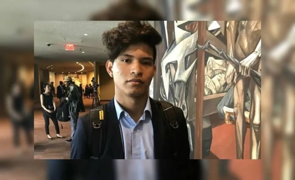 Un salteño la rompió en la ONU. "Mostramos que los jóvenes somos imparables"