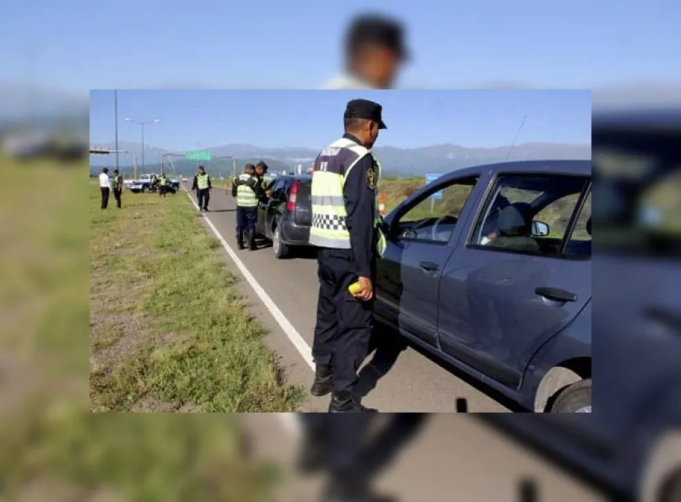 Rosario de la Frontera: dealer fue detenido durante un control vehicular