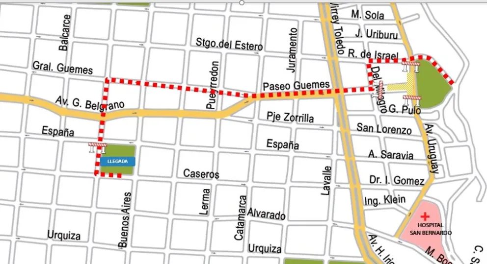 ¡Para tener en cuenta! Así funcionará el tránsito por el Biatlón de la Cumbre