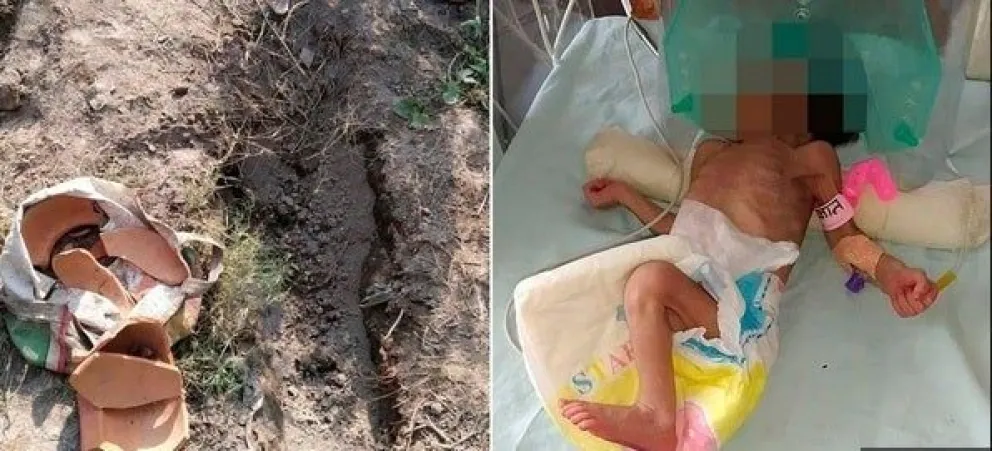 Desgarrador: padre enterraba a su hija recién nacida muerta y encontró otra bebé viva enterrada