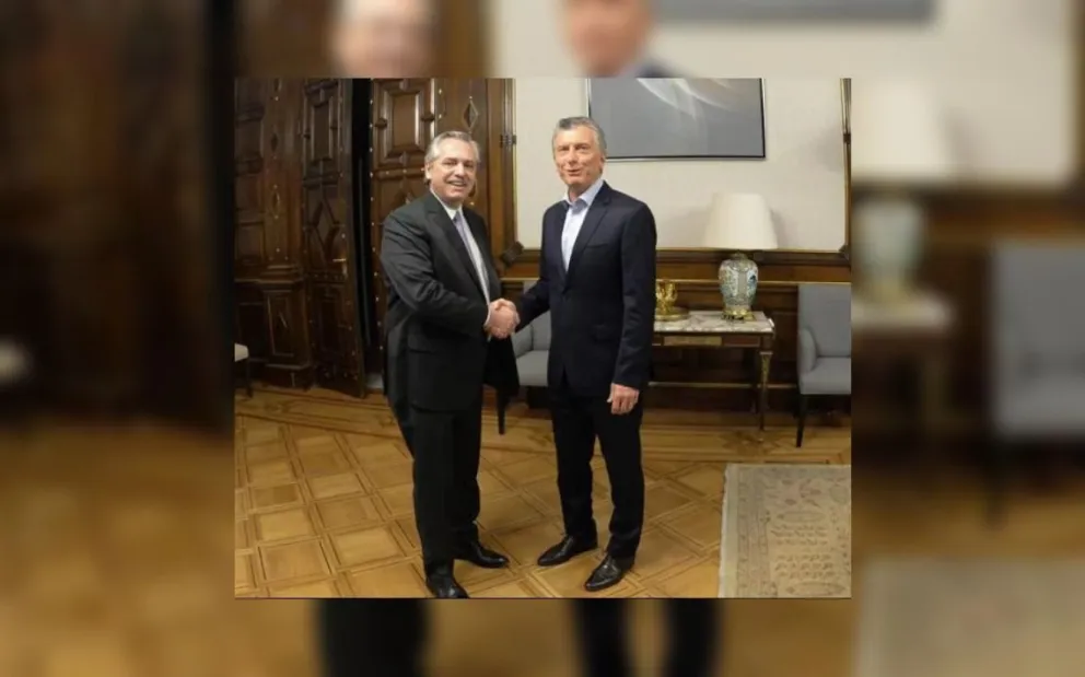 Se reunió Alberto Fernández con Mauricio Macri