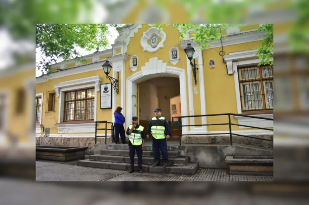 En el día de las elecciones hubo una cobertura de seguridad grandísima